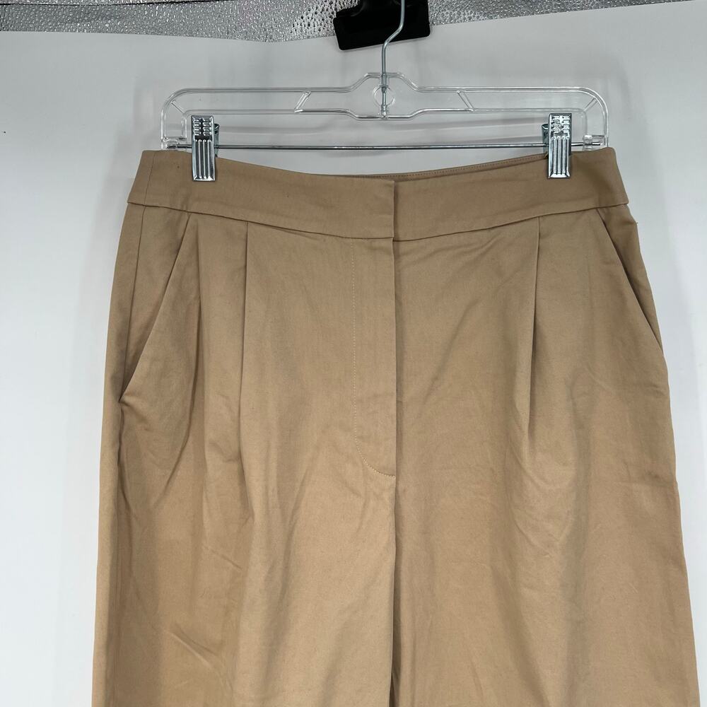Women's Tan Straight Leg Pants - Picture 4 of 9